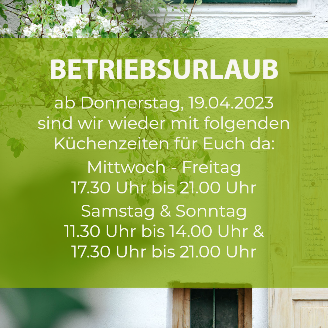 Betriebsurlaub