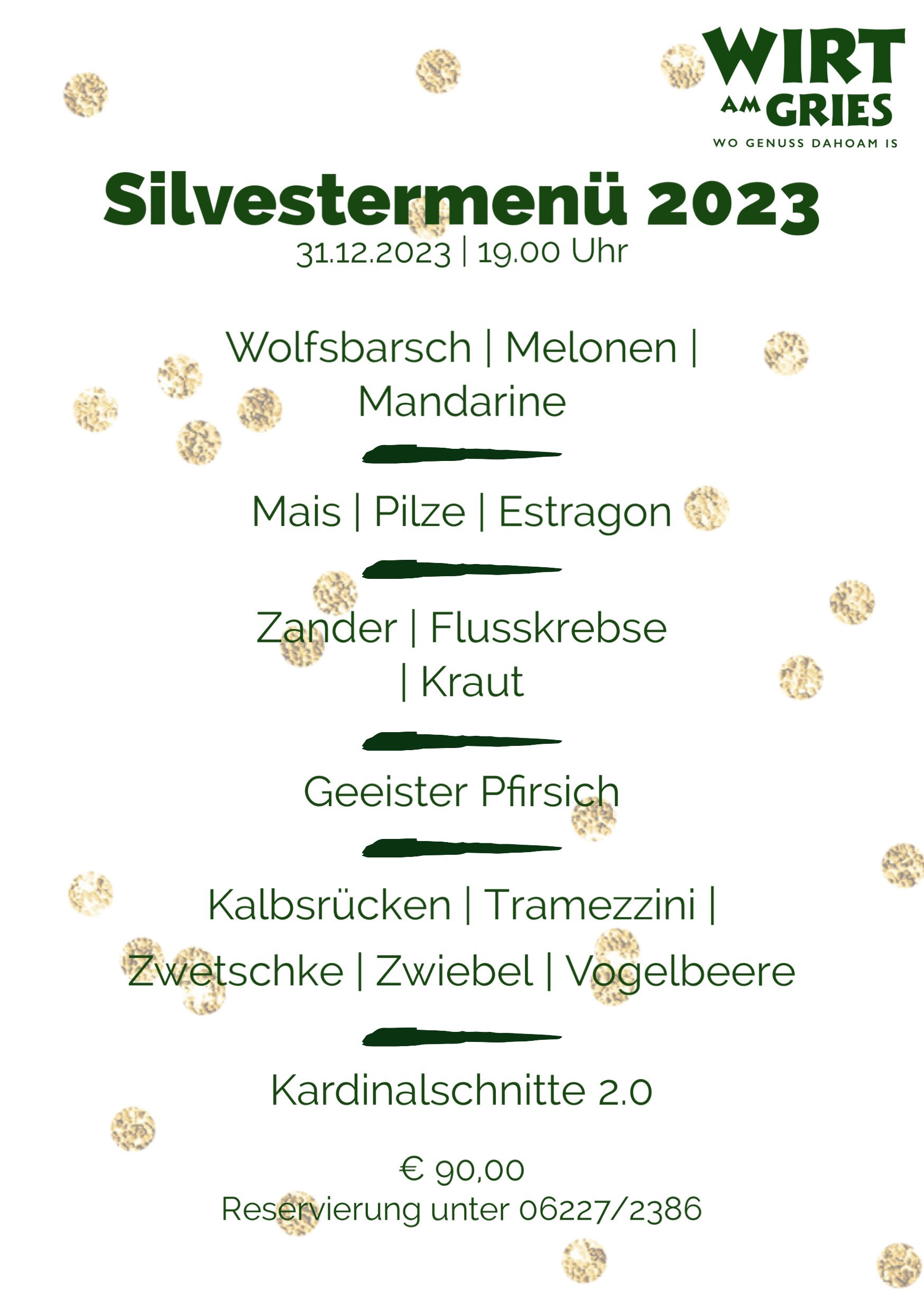 Silvestermenue