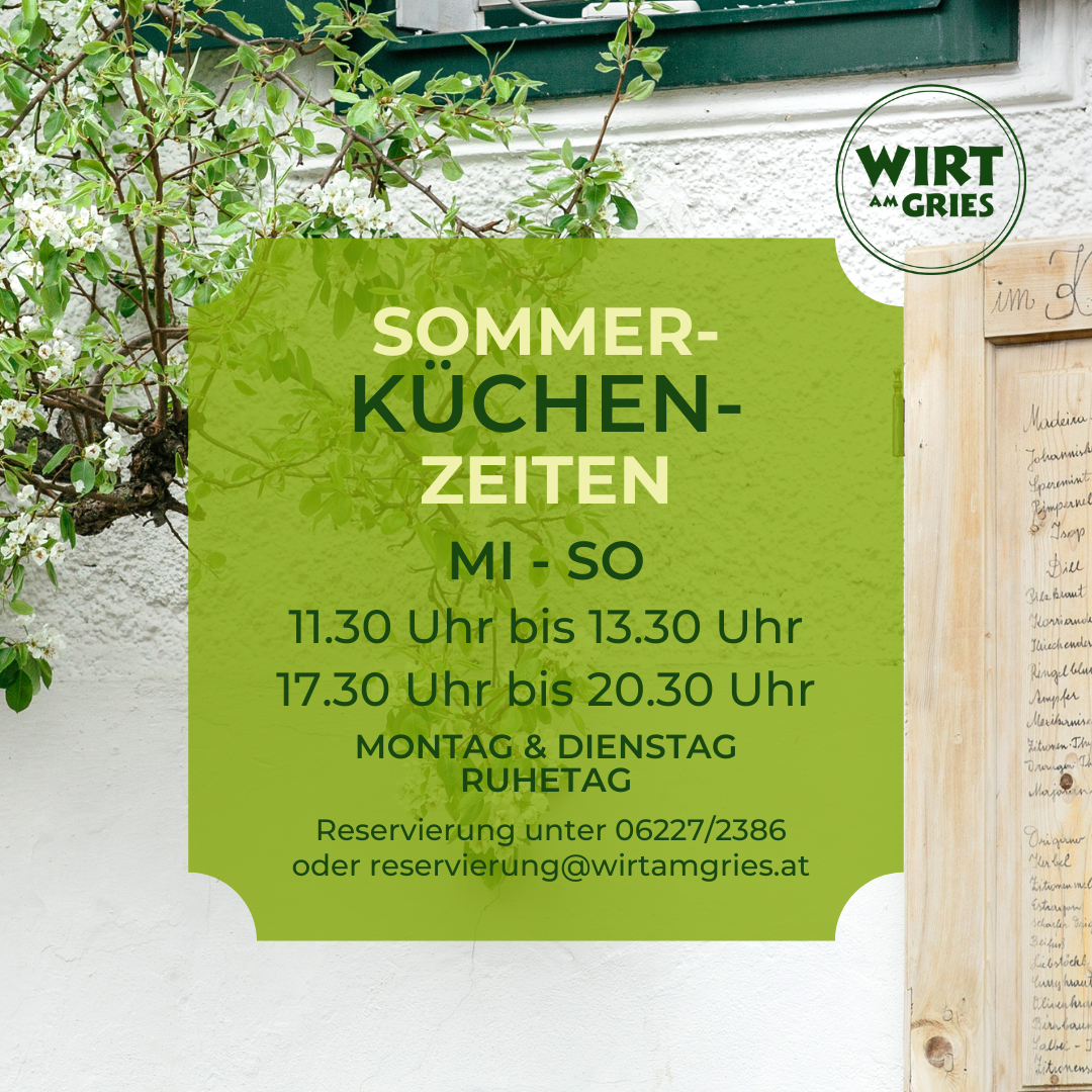 Sommeröffnungszeiten 25